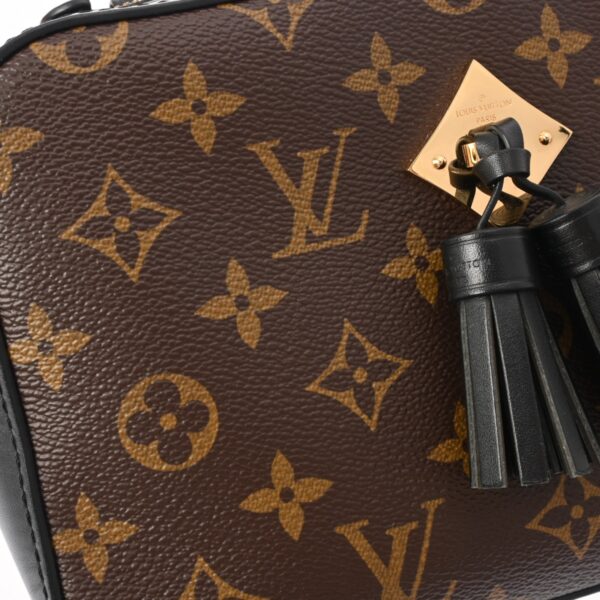 800000128427000 10 Louis Vuitton Monogram Saintonge Shoulder Bag Black