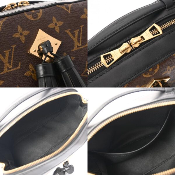 800000128427000 11 c Louis Vuitton Monogram Saintonge Shoulder Bag Black