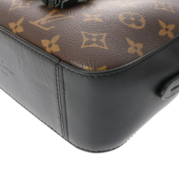 800000128427000 5 Louis Vuitton Monogram Saintonge Shoulder Bag Black