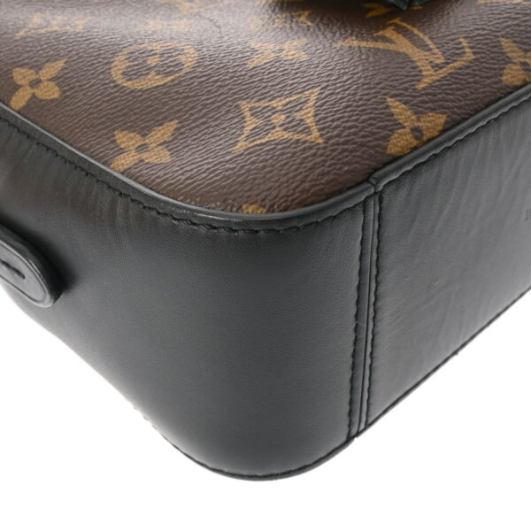 800000128427000 6 Louis Vuitton Monogram Saintonge Shoulder Bag Black