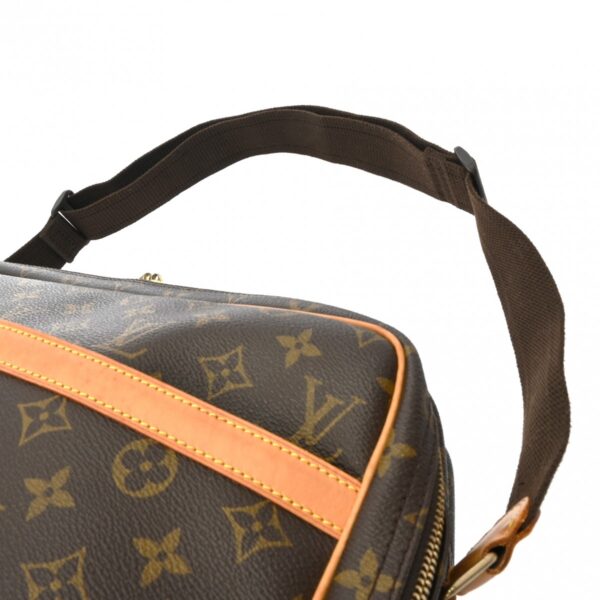 800000128438000 4 Louis Vuitton Reporter GM Monogram Shoulder Bag Brown