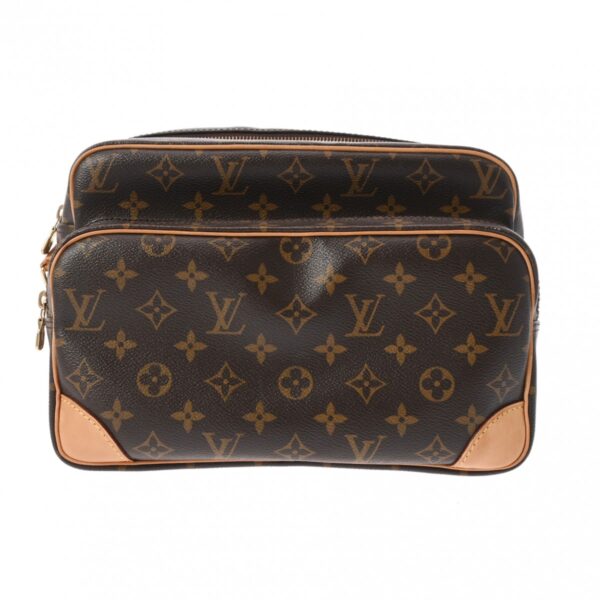 800000128465000 1 Louis Vuitton Nile Monogram Shoulder Bag Brown