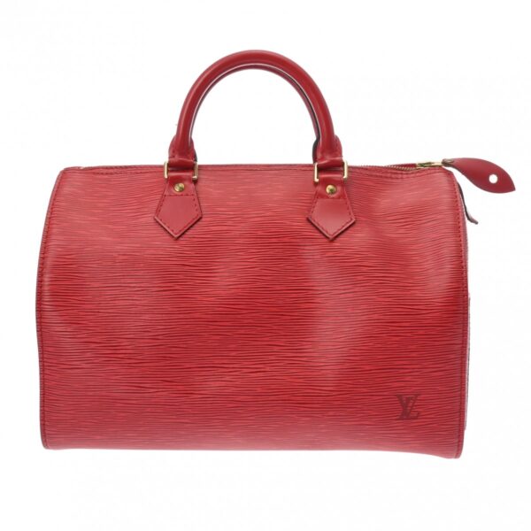 800000128478000 1 Louis Vuitton Epi Speedy 30 Leather Handbag Red