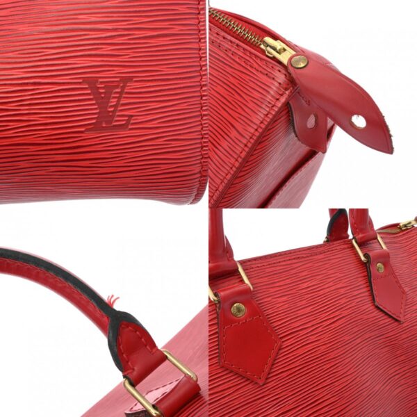 800000128478000 13 c Louis Vuitton Epi Speedy 30 Leather Handbag Red