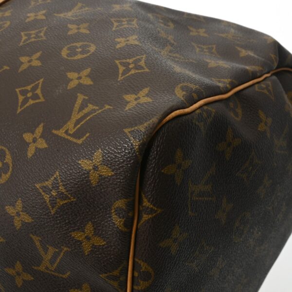 800000128491000 6 Louis Vuitton Monogram Keepall 55 Bag Brown