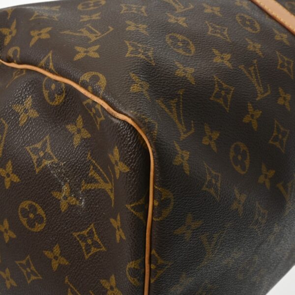 800000128491000 7 Louis Vuitton Monogram Keepall 55 Bag Brown