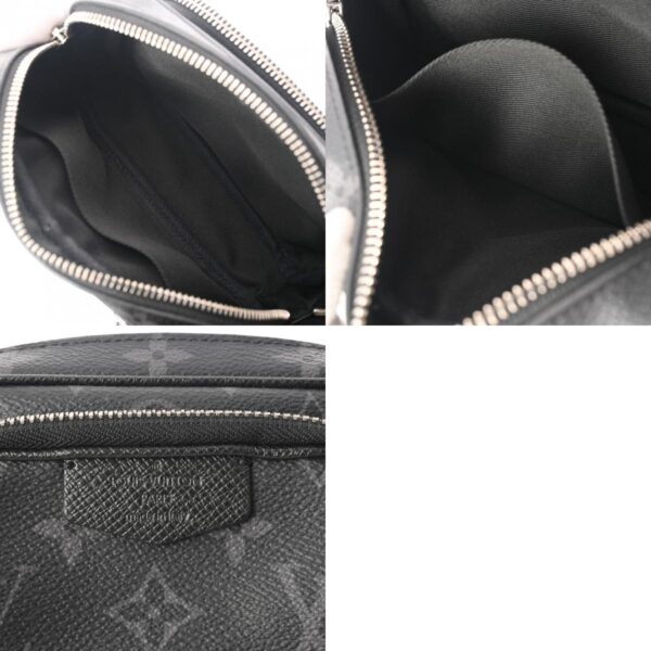 800000128503000 12 c Louis Vuitton Taiga Taigarama Outdoor Pochette Shoulder Bag Black