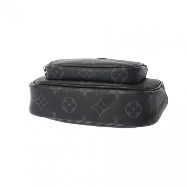 800000128503000 4 Louis Vuitton Taiga Taigarama Outdoor Pochette Shoulder Bag Black