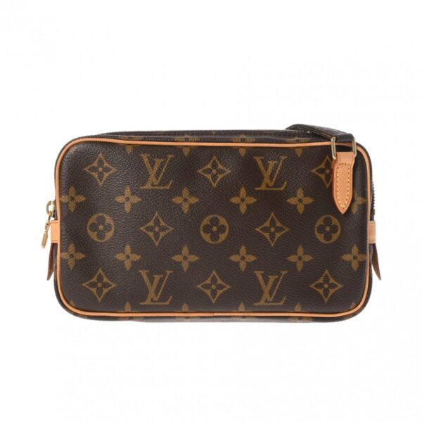 800000128505000 1 Louis Vuitton Marly Bandouliere Monogram Shoulder Bag Brown