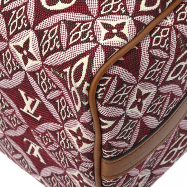 800000128529000 10 Louis Vuitton Speedy Bandouliere 25 Jacquard 2Way Bag Bordeaux