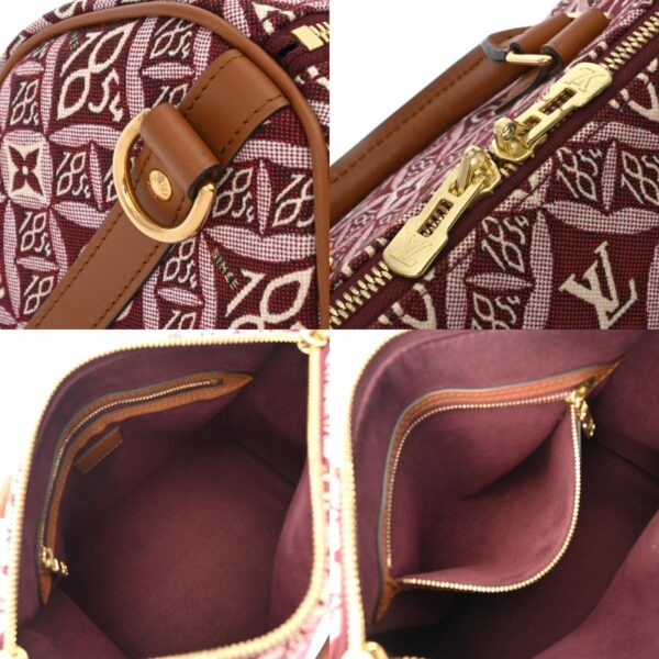 800000128529000 11 c Louis Vuitton Speedy Bandouliere 25 Jacquard 2Way Bag Bordeaux