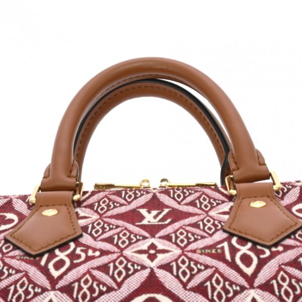 800000128529000 5 Louis Vuitton Speedy Bandouliere 25 Jacquard 2Way Bag Bordeaux