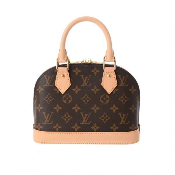 800000128539000 1 Louis Vuitton Monogram Alma BB 2WAY Handbag Brown