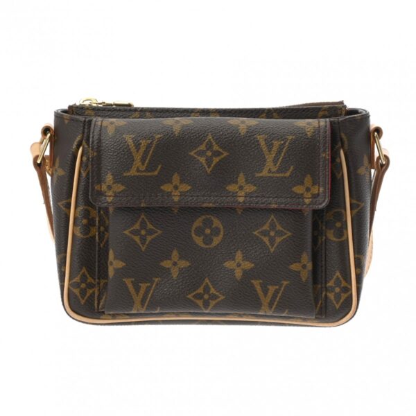 800000128541000 1 Louis Vuitton Viva Cite PM Monogram Shoulder Bag Brown