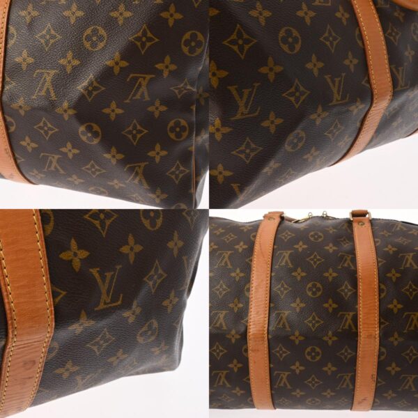 800000128546000 11 c Louis Vuitton Monogram Keepall 50 Bag Brown