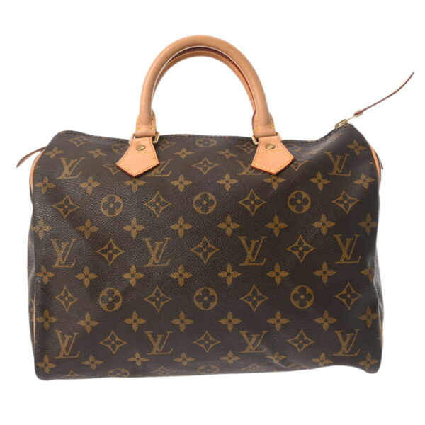 800000128547000 1 Louis Vuitton Speedy 30 Monogram Handbag Brown