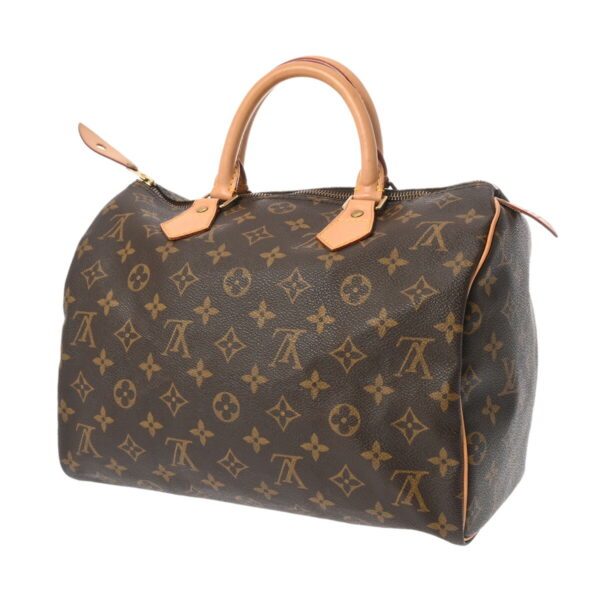 800000128547000 2 Louis Vuitton Speedy 30 Monogram Handbag Brown