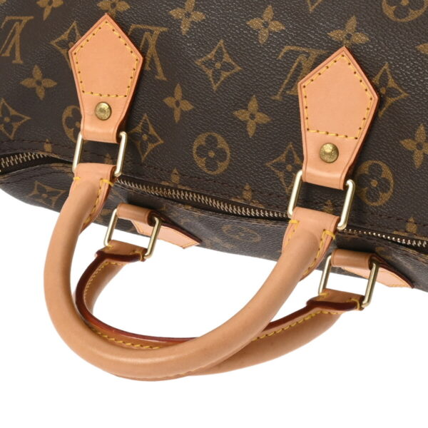 800000128547000 3 Louis Vuitton Speedy 30 Monogram Handbag Brown