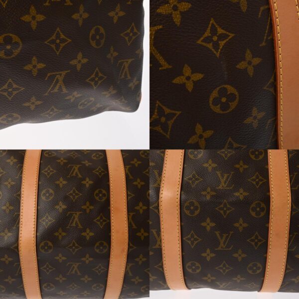 800000128557000 13 c Louis Vuitton Monogram Keepall 55 Bag Brown