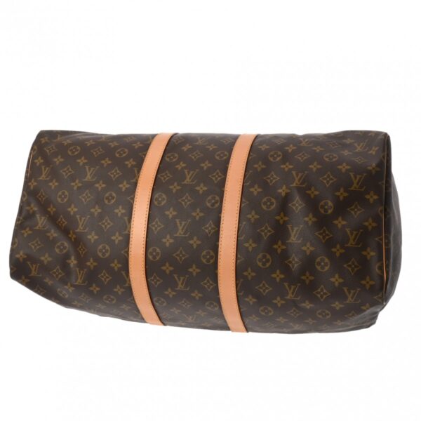 800000128557000 5 Louis Vuitton Monogram Keepall 55 Bag Brown