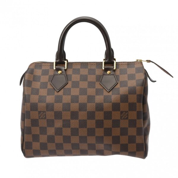 800000128608000 1 Louis Vuitton Damier Speedy 25 Handbag Brown