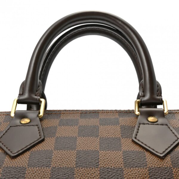 800000128608000 4 Louis Vuitton Damier Speedy 25 Handbag Brown