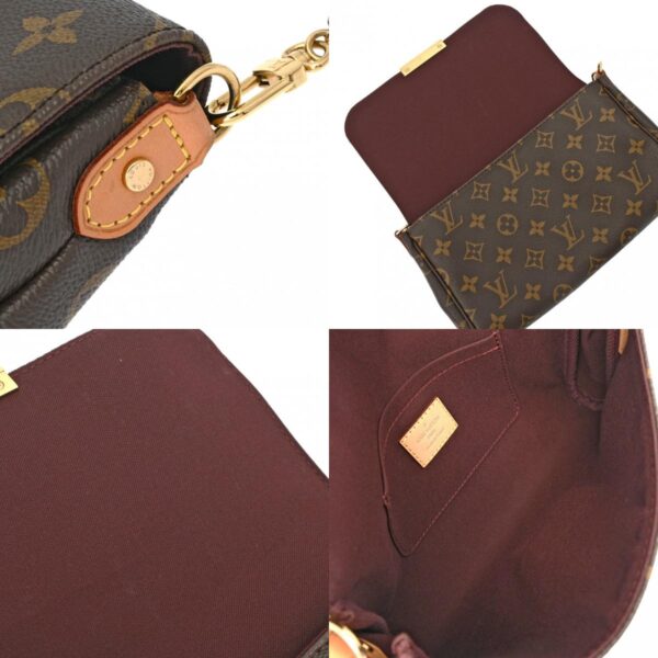 800000128610000 11 c Louis Vuitton Monogram Favorite MM 2WAY Shoulder Bag Brown