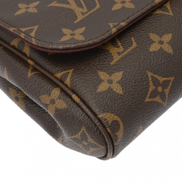 800000128610000 6 Louis Vuitton Monogram Favorite MM 2WAY Shoulder Bag Brown