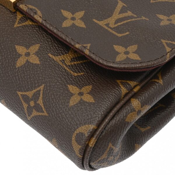 800000128610000 7 Louis Vuitton Monogram Favorite MM 2WAY Shoulder Bag Brown