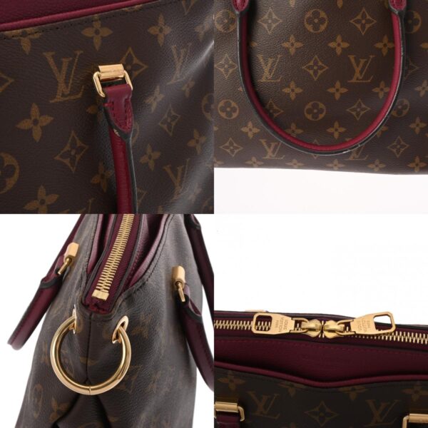 800000128613000 13 c Louis Vuitton Pallas 2WAY Leather Handbag Brown