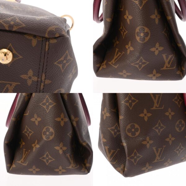 800000128613000 9 c Louis Vuitton Pallas 2WAY Leather Handbag Brown