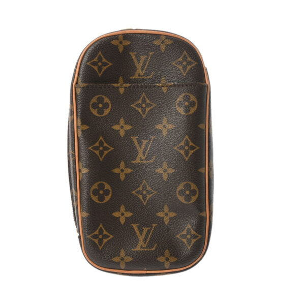 800000128621000 1 Louis Vuitton Monogram Pochette Ganju Body Bag Brown