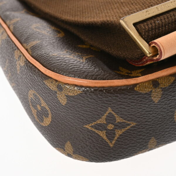 800000128621000 6 Louis Vuitton Monogram Pochette Ganju Body Bag Brown