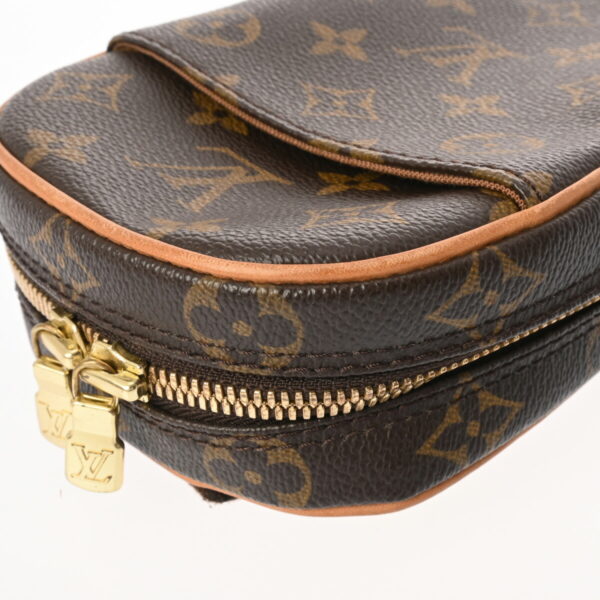 800000128621000 9 Louis Vuitton Monogram Pochette Ganju Body Bag Brown