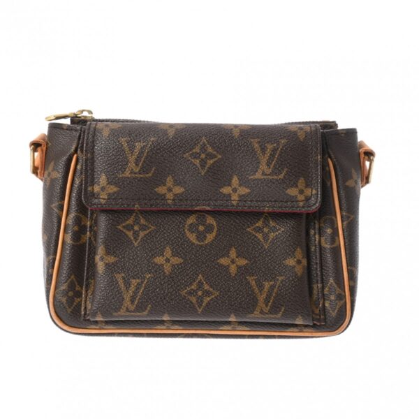 800000128622000 1 Louis Vuitton Monogram Viva Cite PM Shoulder Bag Brown