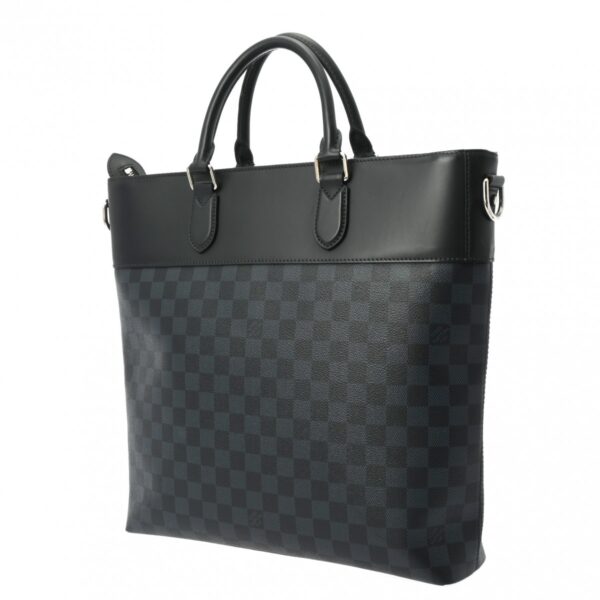 800000128646000 2 Louis Vuitton Damier Ecobalt Newport Tote Handbag Navy