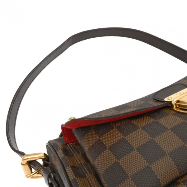 800000128651000 4 Louis Vuitton Damier Ravello GM Shoulder Bag Brown