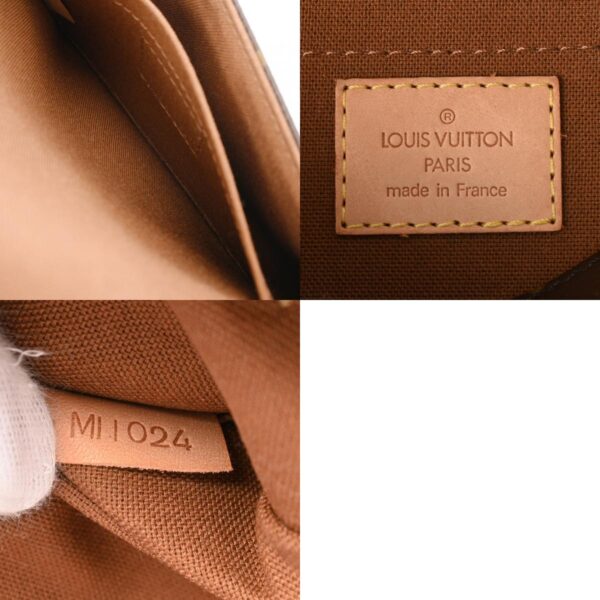 800000128657000 15 c Louis Vuitton Pochette Maru Monogram Waist Bag Brown