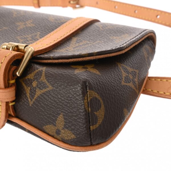 800000128657000 5 Louis Vuitton Pochette Maru Monogram Waist Bag Brown