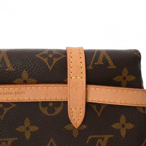 800000128657000 9 Louis Vuitton Pochette Maru Monogram Waist Bag Brown