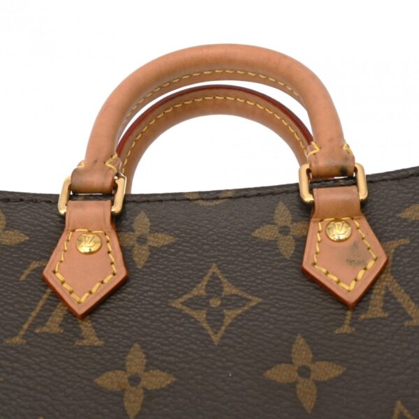 800000128661000 5 Louis Vuitton Monogram Petite Sac Plat 2WAY Handbag Brown