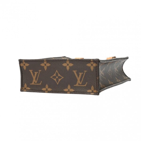 800000128661000 7 Louis Vuitton Monogram Petite Sac Plat 2WAY Handbag Brown