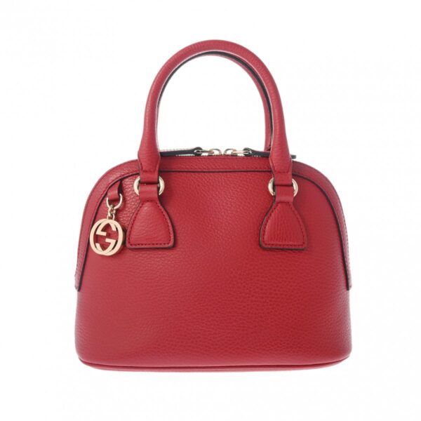 800000128672000 1 Gucci Outlet Leather 2WAY Bag Red