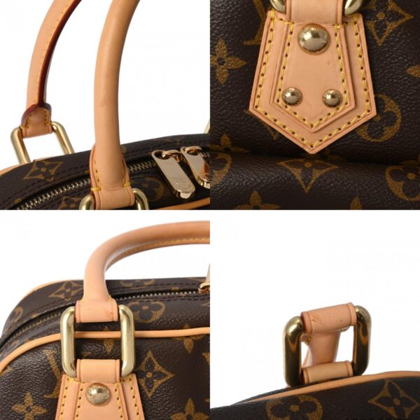 800000128694000 10 c Louis Vuitton Monogram Manhattan PM Handbag Brown