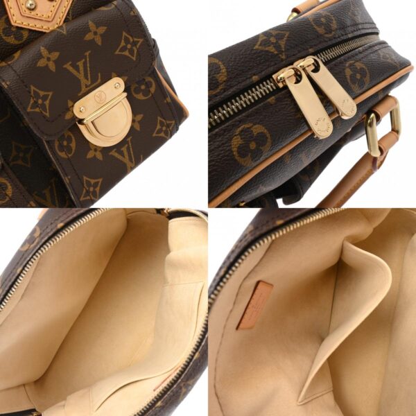 800000128694000 14 c Louis Vuitton Monogram Manhattan PM Handbag Brown