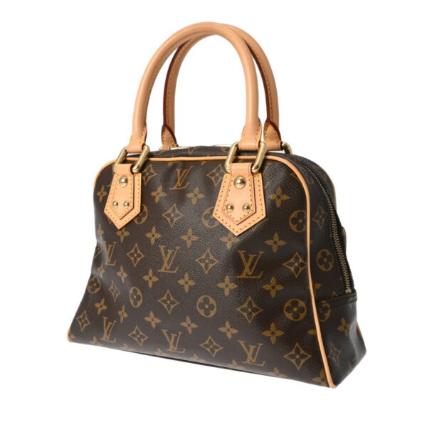 800000128694000 2 Louis Vuitton Monogram Manhattan PM Handbag Brown