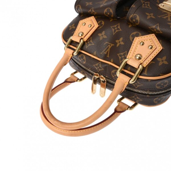 800000128694000 3 Louis Vuitton Monogram Manhattan PM Handbag Brown