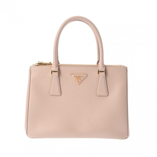 800000128703000 1 Prada Galleria Saffiano Handbag Pink Beige