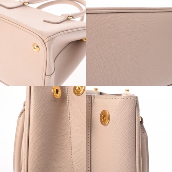 800000128703000 9 c Prada Galleria Saffiano Handbag Pink Beige