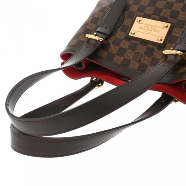 800000128706000 3 Louis Vuitton Damier Hampstead MM Handbag Brown